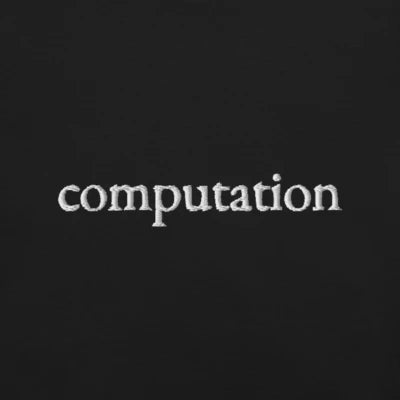 computation embroidered