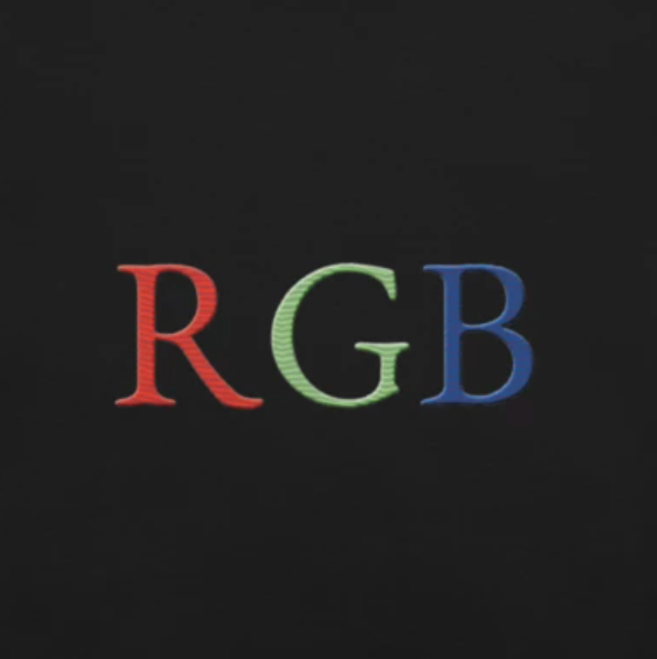 RGB embroidered